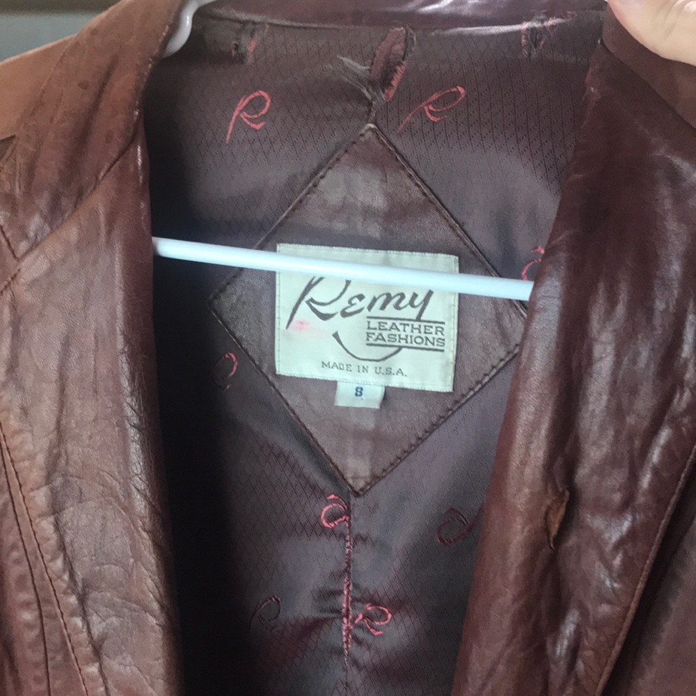 Vintage leather jacket